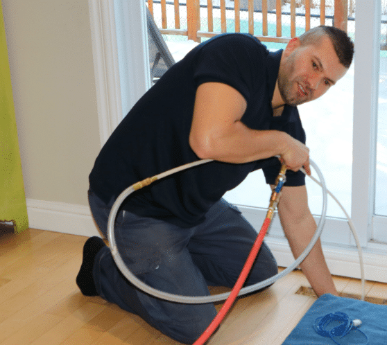 Cleaning of ventilation ducts