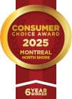 Consumer Choice Award North Shore Montreal 2025