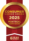 Consumer Choice Award North Shore Montreal 2025